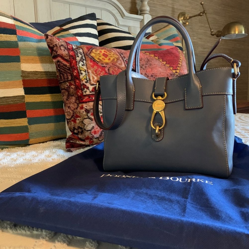 Dooney & Bourke Amelie Tote in Steel Blue